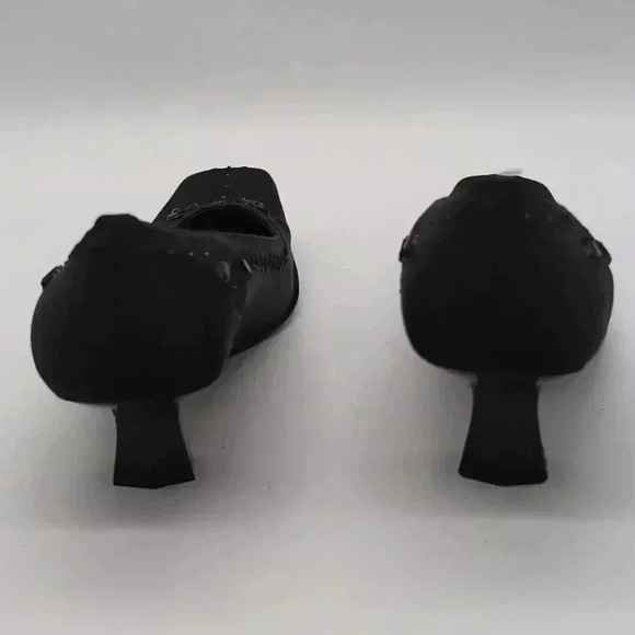 Enzo Angiolini Fabric formal shoes kitten heels sz 6.5 minor flaw - Picture 4 of 10